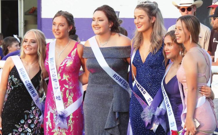 Elmore City-Pernell homecoming court