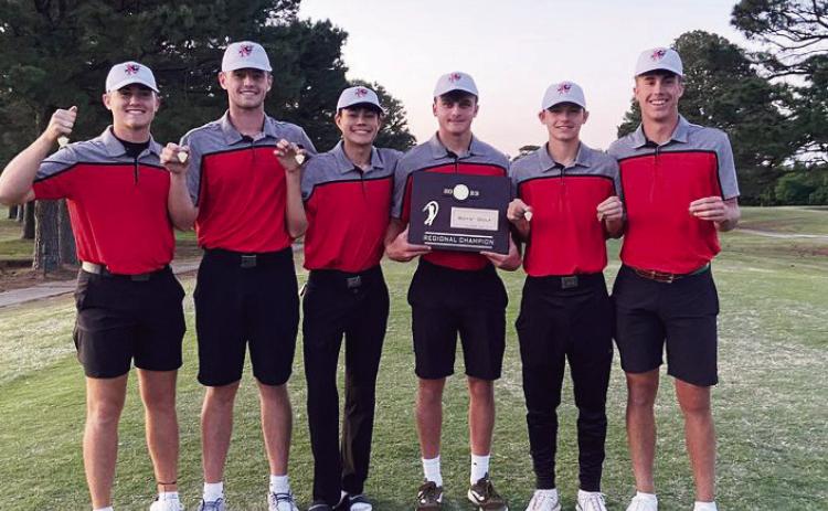The Pauls Valley Panthers boys golf team are the 2023 Regional Champions. The Panthers play at Lakeview Golf Course in Ardmore May 8-9 for the 2023 State Championship.