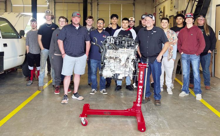 Seth Wadley Ford donates engine to MATC