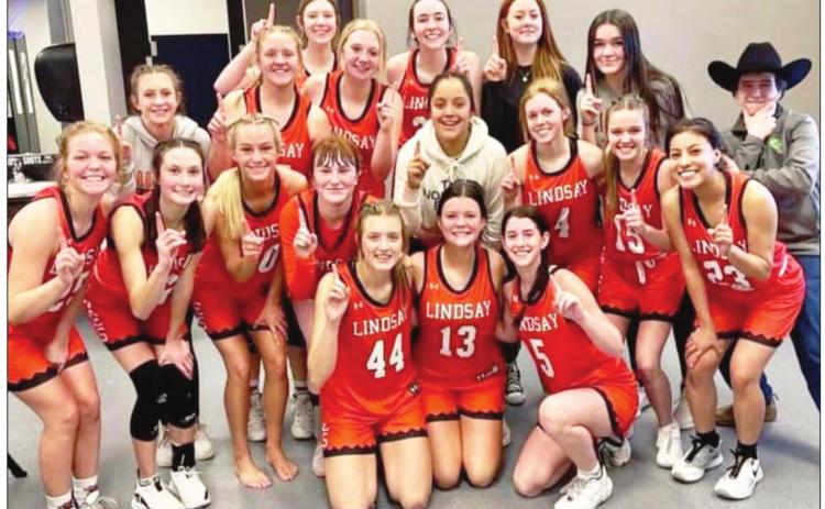 The Lindsay Leopardettes moved on to the OSSAA Area games