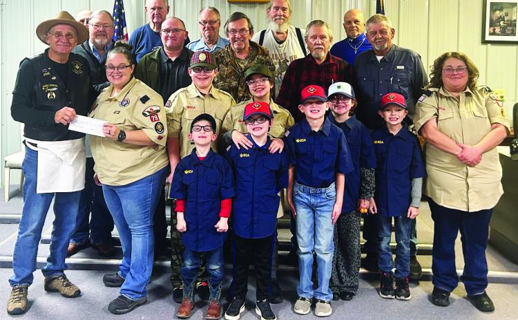 Freemasons offer support to newly formed Cub Scout Pack