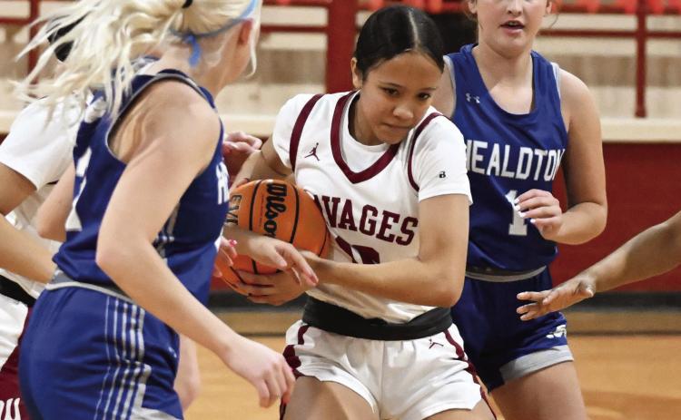 Lady Savages come up short against Healdton 40-54