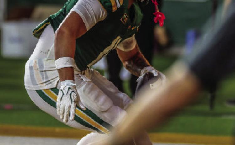 Garvin County’s Caden Knighten was on the field Saturday to help the Baylor Bears defeat the Prairie View A&amp;M Panthers 44-3 at home in Waco. Knighten had 12 rushes for 86 yards and one touchdown. He also caught a pass for another 11 yards. The Bears had 552 total yards on offense and held the Panthers to just 110 yards total offense. Photo by Josh Smith