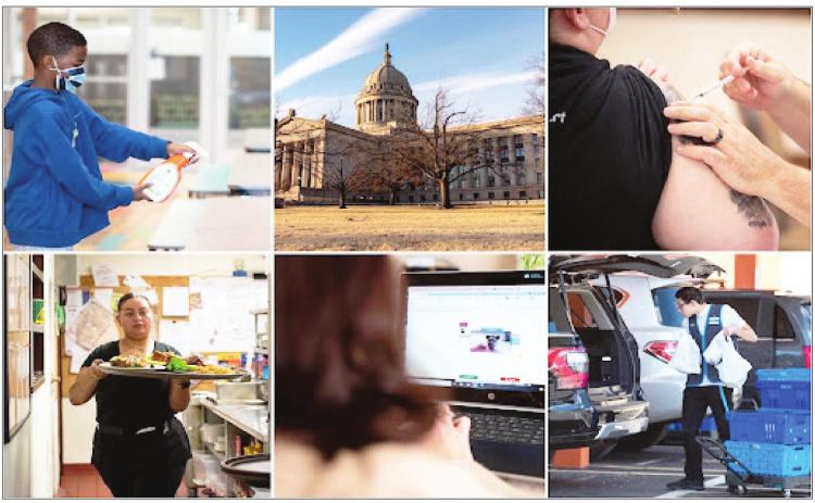 Oklahoma lawmakers and Gov. Kevin Stitt have $1.87 billion to spend from the federal government on infrastructure needs and addressing the health and economic fallout of the ongoing coronavirus pandemic. The state has received almost $12 billion in funding requests, including those from state agencies, but the details remain a secret. (Whitney Bryen/Oklahoma Watch)
