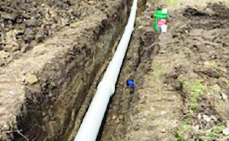Replaced water lines from the tower north of Stratford