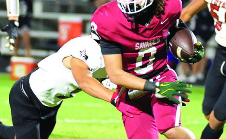 Wynnewood’s Aydrian Knighten Photo by Don Coffey