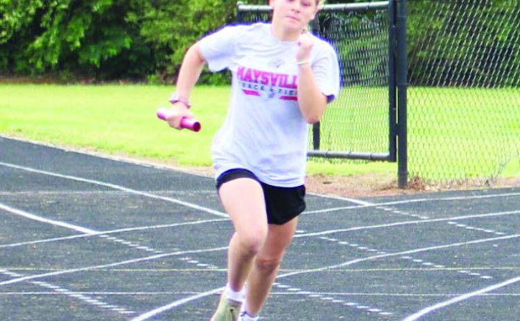 Maysville Elementary closes out track season at Pauls Valley Invitational