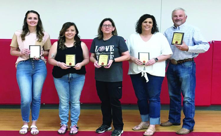 Maysville Schools award service plaques