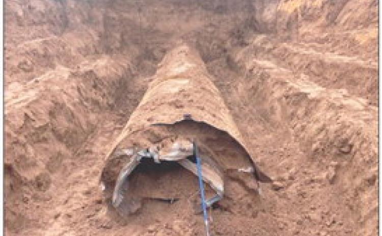 Repairs to Rush Creek levee completed