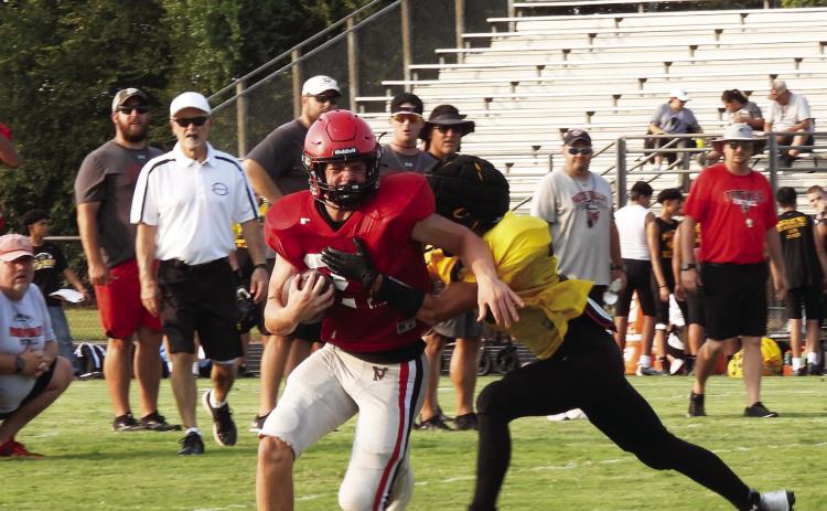 Pauls Valley scrimmage against Madill Aug. 18