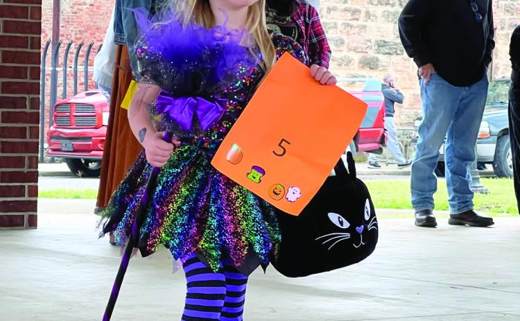One of several noteworthy costumes seen at last year’s Fall-Fest celebration in Pauls Valley.