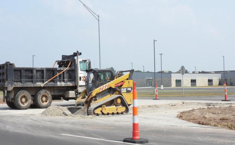 State Highway 19 has been down to one lane in both directions in front of the Pauls Valley Elementary School as the Oklahoma Department of Transportation has been working to lengthen the turn lane and widen the turn median in front of the school. ODOT officials said the project is scheduled to be completed before school begins on August 12.