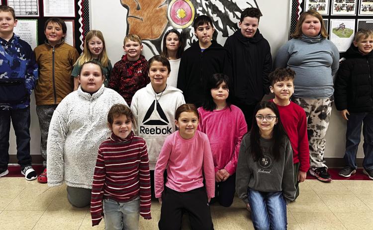 Mrs. Anderson's 3rd Grade - Back row, left to right: Jackson Allison, Case Baker, Adalynn Collins, Hudson Davis, Jasmine House, Lawson Thompson, Landon Lawrence, Emsley Williams, Brennan McKinley. Middle row: Harley Moore, Eli Morse, Kateri Prather, Karter Roberts. Front row: Addisyn LaDue, Jaelyn Travis, Harper Rushing. Not pictured: Katie Hornbuckle, Jacob Steakley. Photo courtesy of Heather Ivey.