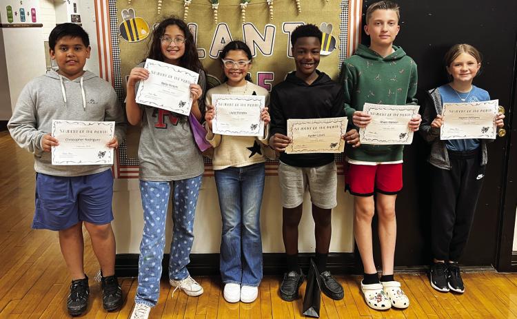 PVIS February students of the Month