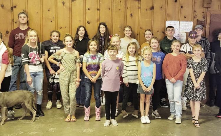 Garvin County 4-H members recently participated in the 2022 Impressive Dress Contest. Members were tasked with choosing fashionable garments for specific situations or uses and showcased their knowledge of the proper care and storage of the chosen outfit, as well as exhibited their communication skills. Courtesy photo.
