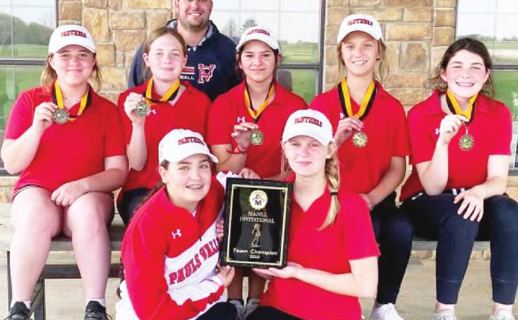 PV jr. high golf team wins Madill Invitational